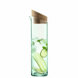 LSA Karaffe CANOPY in matte finish, 1.3L glass pitcher with sleek design and durable construction.