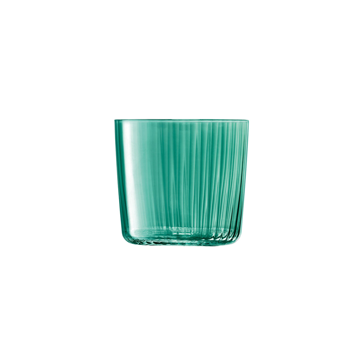 Set of four LSA Gems tumblers, 310ml each, in assorted jade colors, showcasing elegant glassware for beverages.