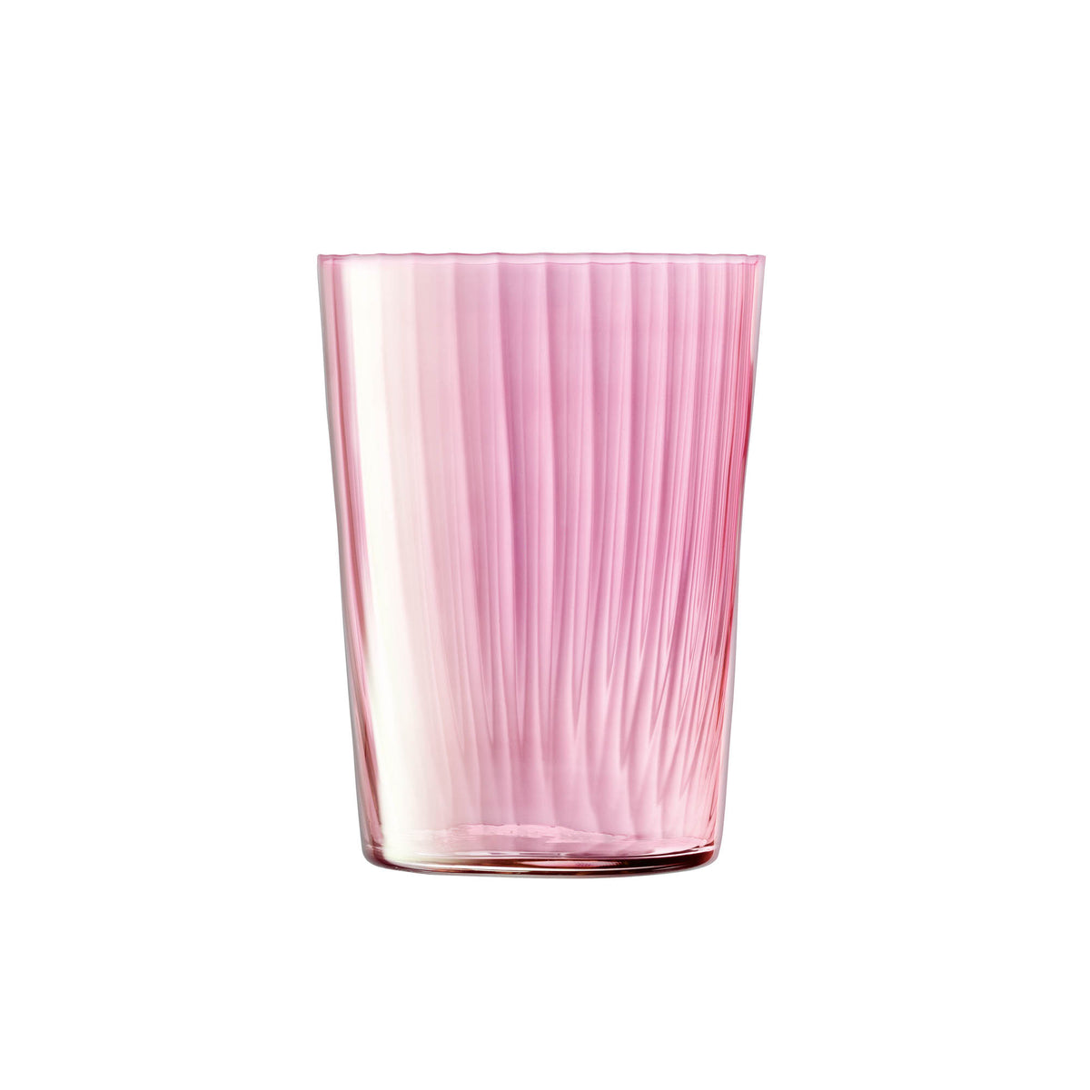Set of four LSA Gems tumblers, 560ml each, with assorted garnet-colored glass, designed for drinks and stylish serving.