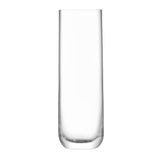Set of four LSA Borough Highball glasses, 420ml clear longdrink glasses, designed for stylish serving and elegant presentation.
