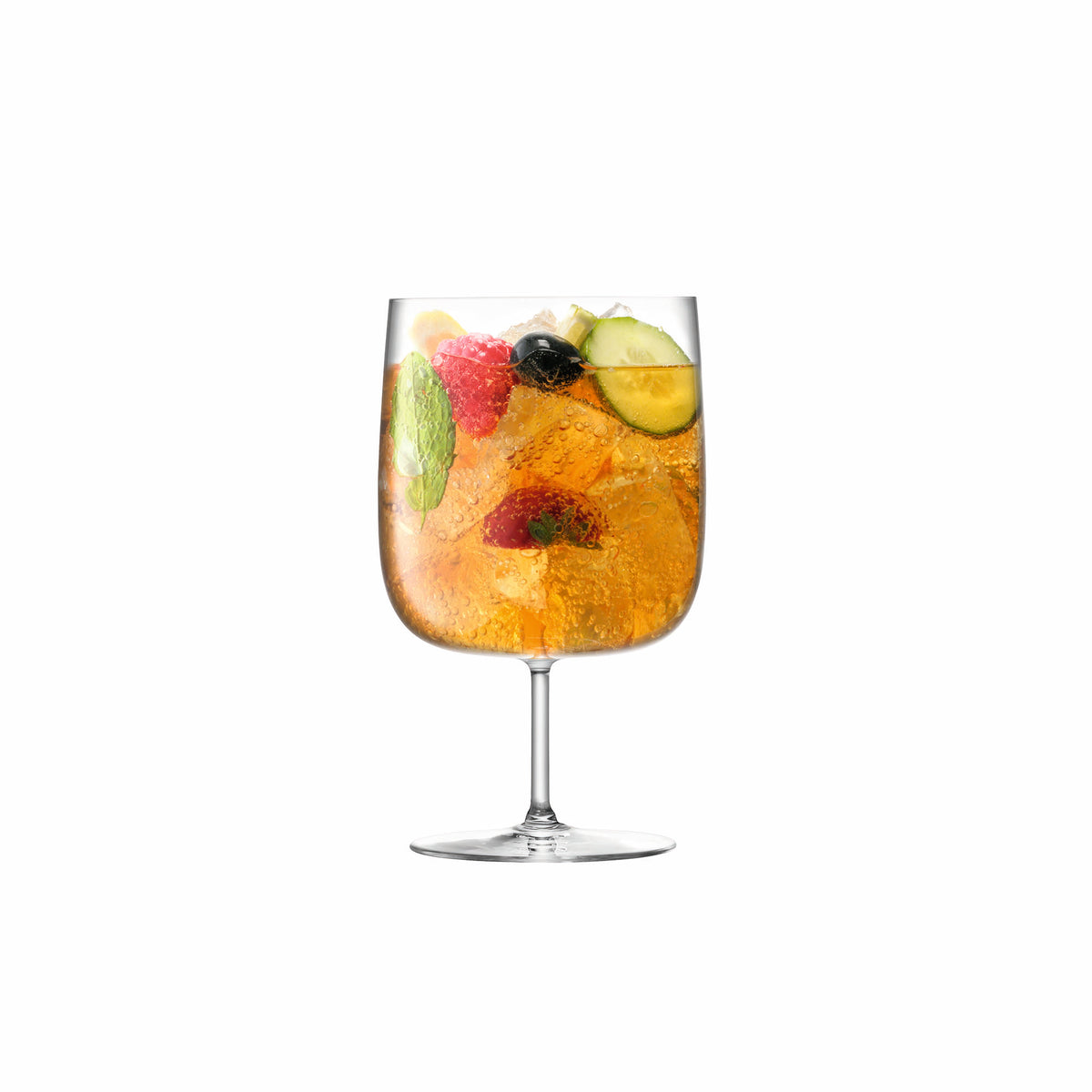 Set of four clear LSA Borough craft beer glasses, 625ml capacity, designed for enjoying craft beers.