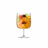Set of four clear LSA Borough craft beer glasses, 625ml capacity, designed for enjoying craft beers.