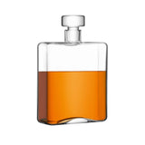 LSA Cask Whisky Set with clear glass decanter and glasses for serving whiskey in a stylish, modern design.