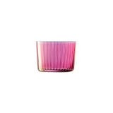 LSA Gems tealight holder set with four assorted garnet-colored glass holders, each approximately 6cm tall, decorative candle accessories.