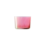 Set of four LSA Gems tealight holders in assorted garnet colors, 6cm kerzenhalter with elegant glass design.