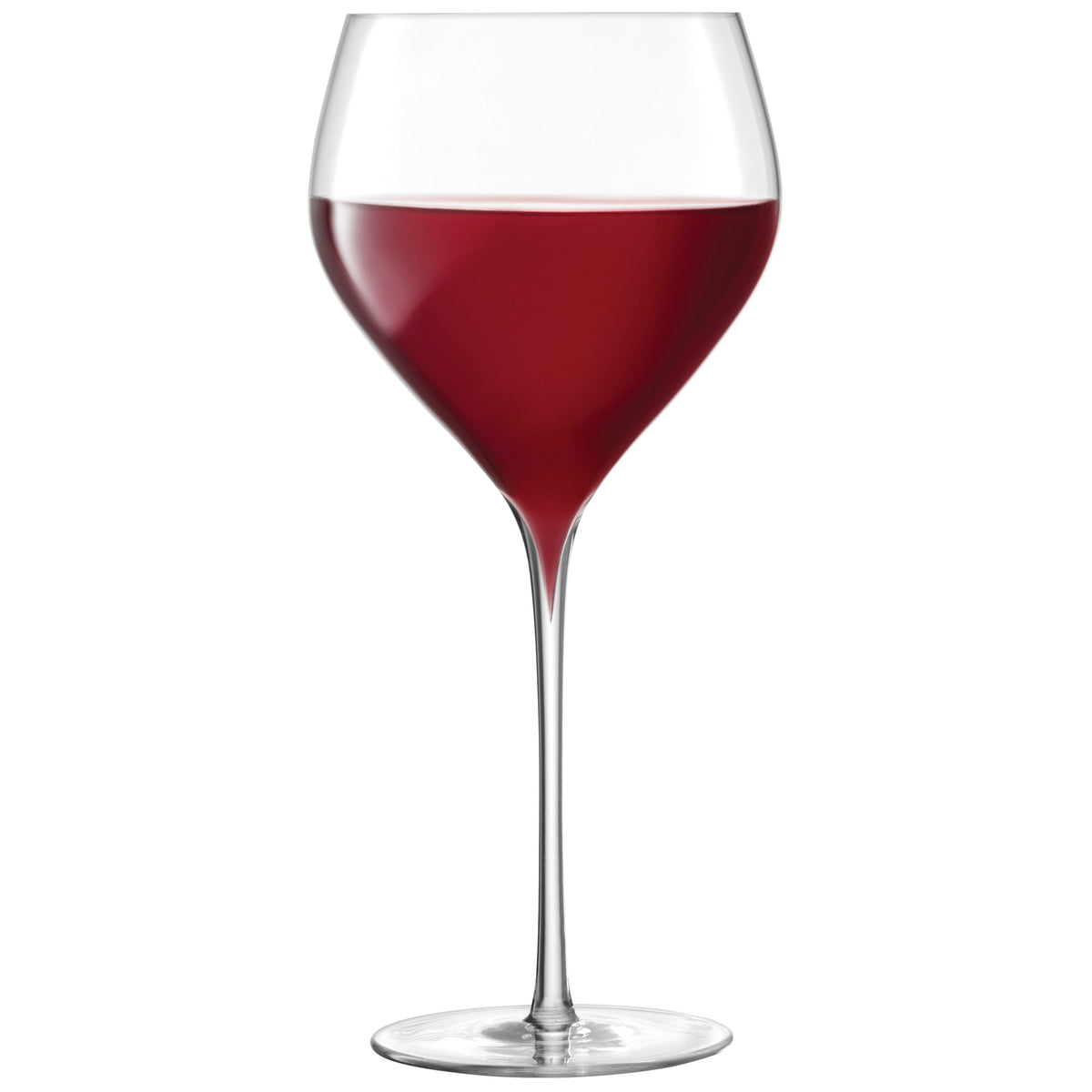 LSA Savoy red wine glasses set, clear 590ml rotweinglas with elegant design, perfect for enjoying wine in style.