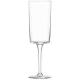 Set of four clear LSA GIO Sektgläser, 210ml champagne glasses with elegant design, perfect for celebrations.