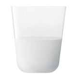 Two LSA Arc Contrast Tumblers in mist color, 380ml capacity, showcasing modern glassware design with sleek, rounded shapes.