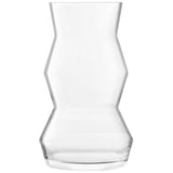 Clear glass Sculpt Vase or Lantern by LSA, 36cm tall, with a smooth, rounded design suitable for floral arrangements or decorative use.