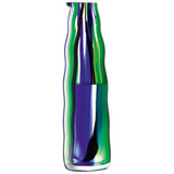 LSA Folk 1L glass carafe in black, blue, and green with a sleek, modern design for serving beverages.