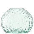 LSA Canopy Seed Vase in recycled glass, 11cm tall, with a modern design and clear, smooth surface.