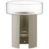 Gray LSA Terrazza planter with a 22cm height, showcasing a modern, minimalist design for indoor or outdoor use.