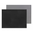 FREEFORM Platzset DUO in black and gray, rectangular table placemats for dining tables, stylish and functional.
