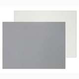 FREEFORM Platzset DUO in grau und weiß, rechteckiges Tischtuch für stilvollen Esstisch, langlebiges und elegantes Design
