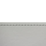 FREEFORM DUO gray and white tablet tray with compartments, modern design, and smooth finish.