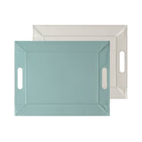 FREEFORM DUO tablet in mint and elfenbein colors, showcasing a stylish and modern design with smooth, rounded edges.