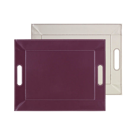 Small 2-in-1 reversible tablet and placemat by Freeform, featuring a stylish and functional design for tabletop use.