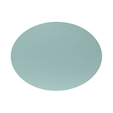 FREEFORM Platzset DUO in mint and elfenbein, oval-shaped table setting with a stylish, modern design.