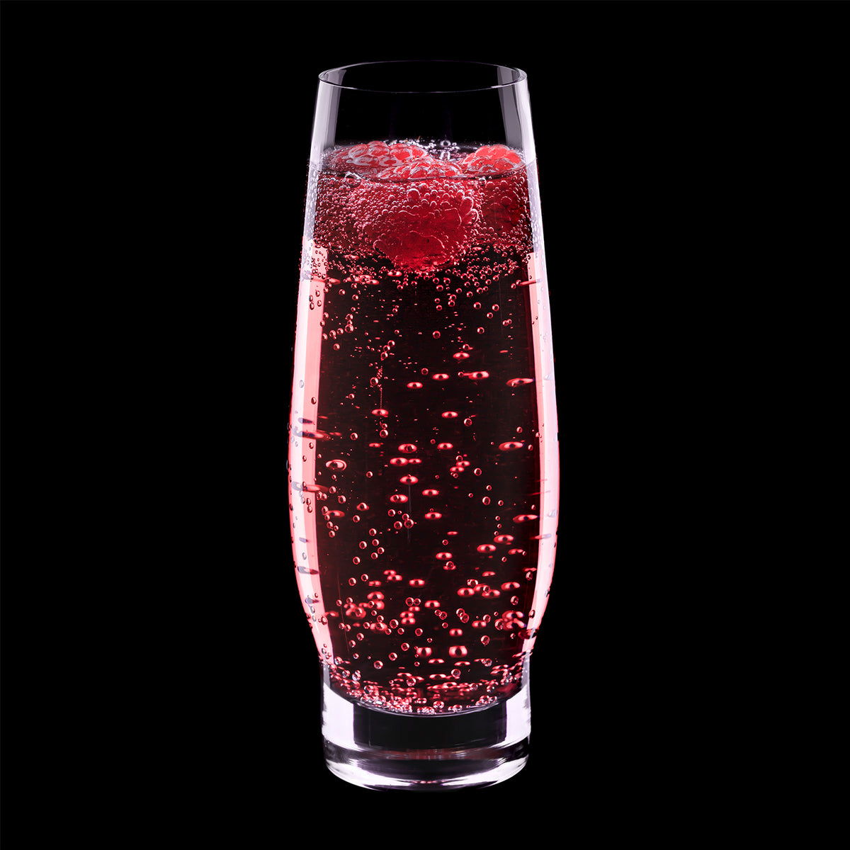 FREEFORM Sekt-Glas 2er-Set, clear 275 ml champagne flutes with elegant design, perfect for celebrating special occasions.