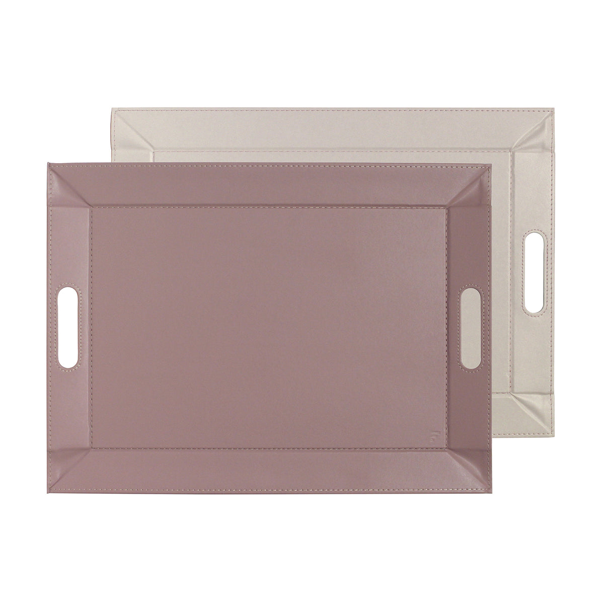 Small 2-in-1 reversible tray and placemat by Freeform, featuring a stylish dual-sided design for versatile use.