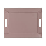 Freeform Wendetablett 2-in-1 tablett and tischset in Altrosa and Stein, small size, showing both sides with stylish design