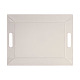 Freeform Wendetablett 2in1 tablett and tischset in altrosa and stein, small size, showing reversible surface and stylish design.