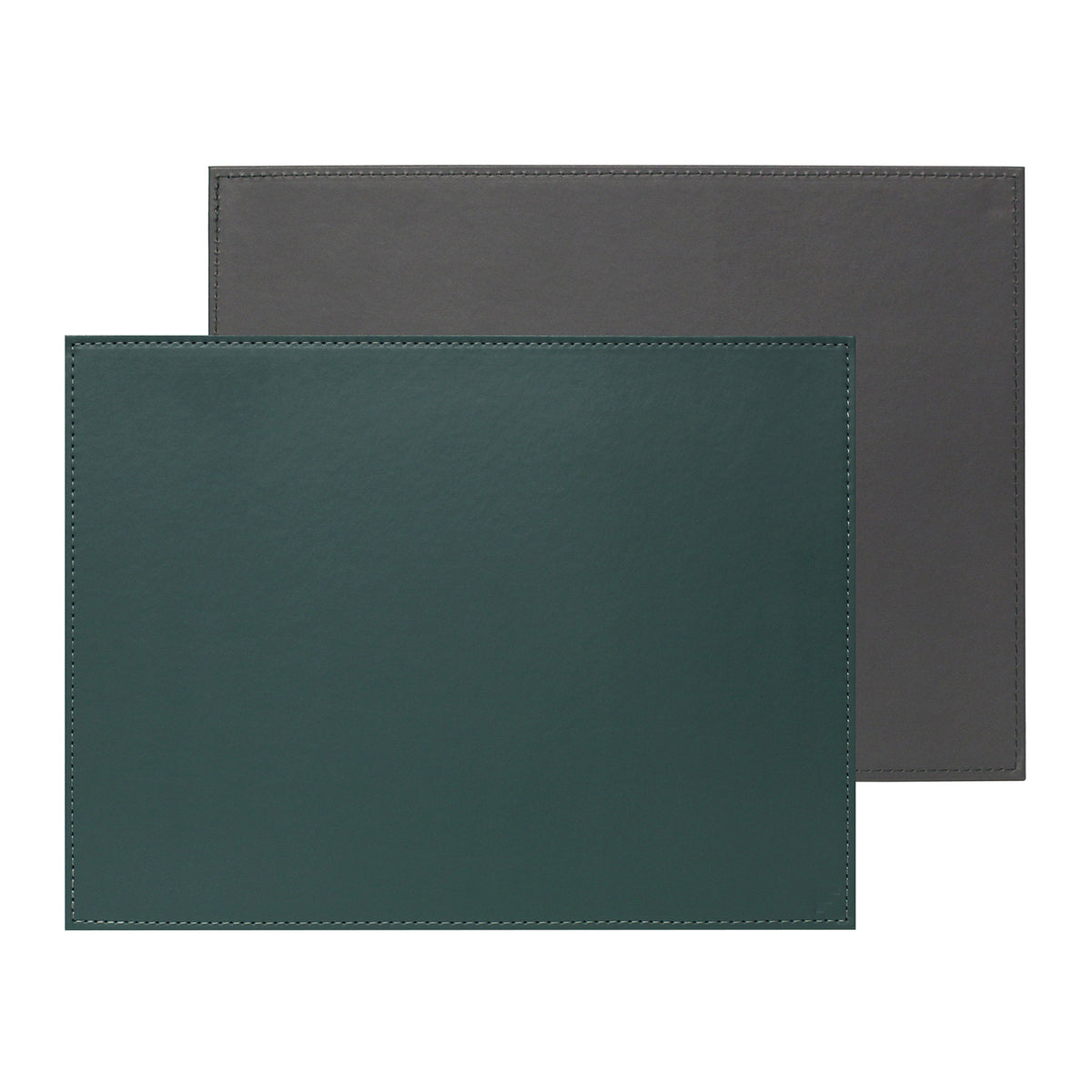 FREEFORM Platzset DUO in petrol and anthracite, rectangular tablecloth with a stylish, modern design.