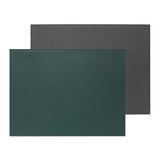 FREEFORM Platzset DUO in petrol and anthracite, rectangular tablecloth with a stylish, modern design.