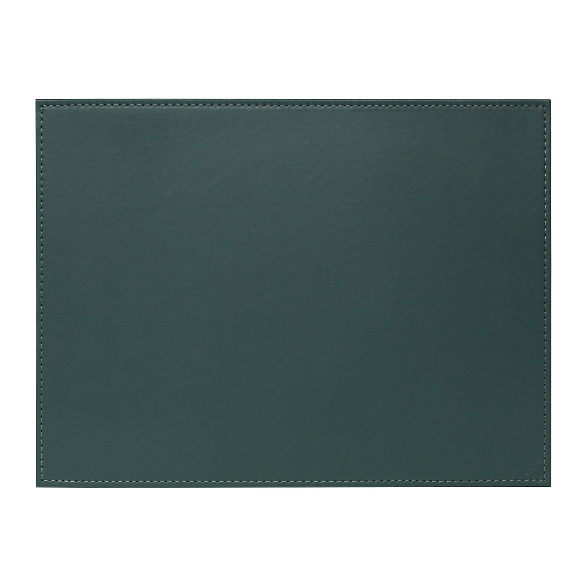 FREEFORM Platzset DUO in petrol and anthracite, rectangular design with two matching placemats on a table.