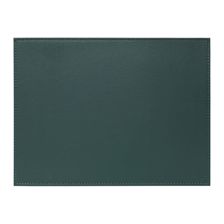 FREEFORM Platzset DUO in petrol and anthracite, rectangular design with two matching placemats on a table.