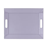 FREEFORM DUO tablett in flieder and grau with a sleek, modern design, perfect for stylish home decor or serving dishes.