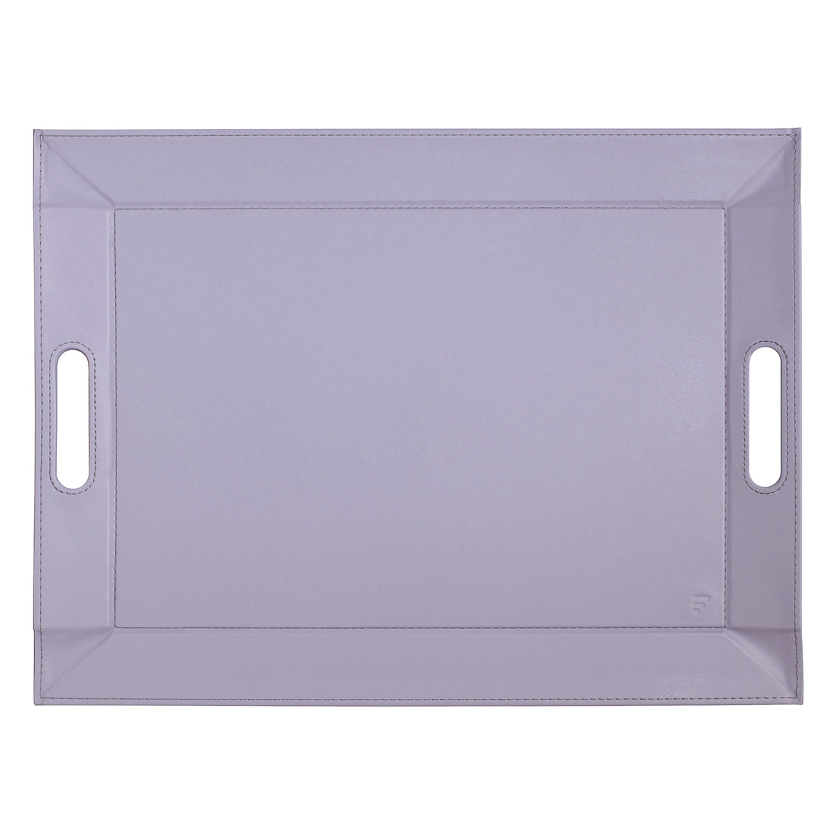 Freeform 2-in-1 Wendetablett and Tischset in Flieder and Grau, small size, showing reversible surface design.