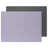 FREEFORM Platzset DUO in flieder and grau, rectangular table setting with modern design, ideal for dining tables.