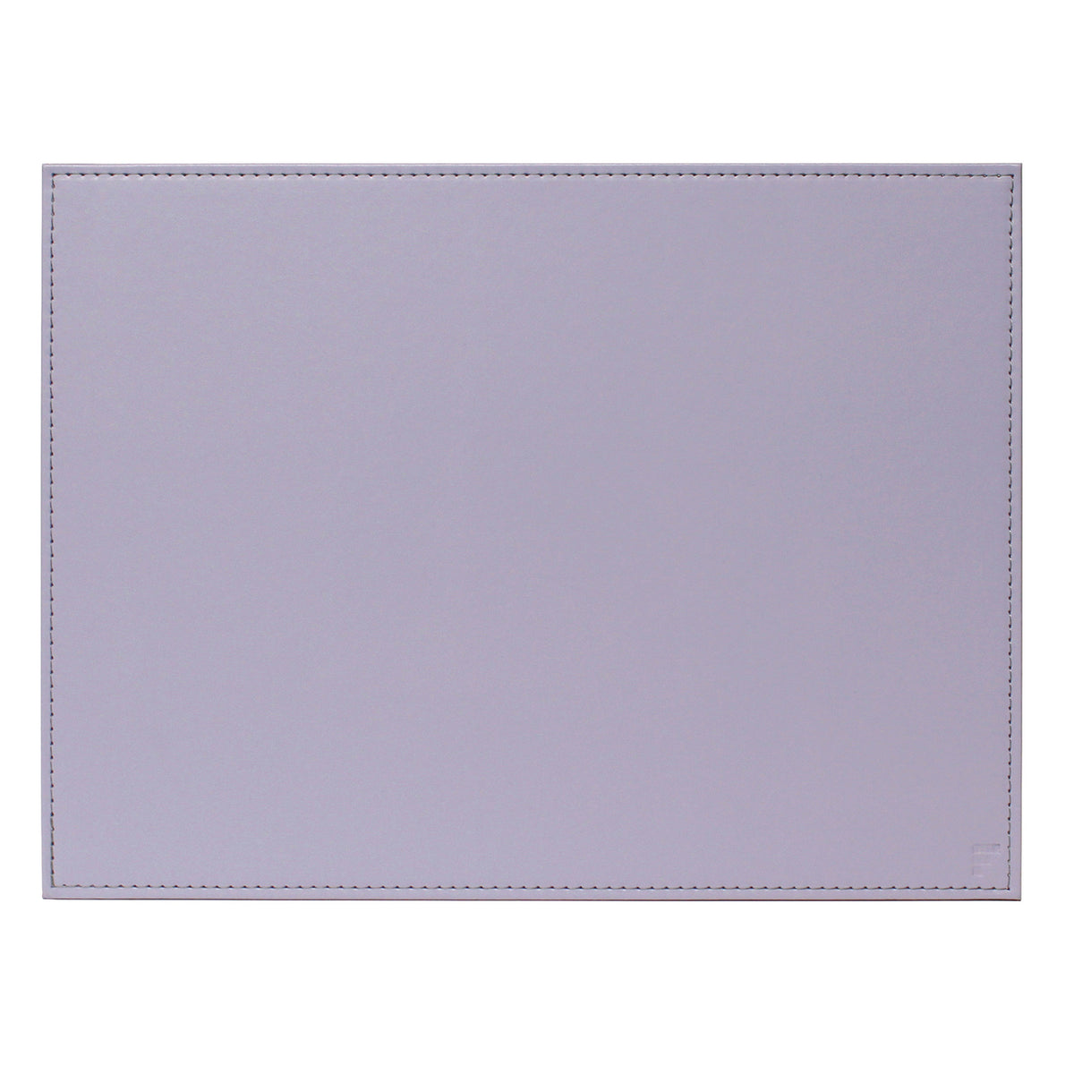 FREEFORM Platzset DUO in flieder and grau, rectangular table setting with stylish fabric design.
