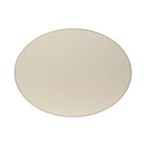 FREEFORM Platzset DUO in olive green and ivory with oval shape, featuring a stylish, coordinated design for elegant table setting.