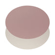 FREEFORM Platzset DUO in altrosa and stein, oval-shaped table placemat set with elegant design and soft color tones.