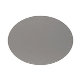 FREEFORM Platzset DUO in grey and white, oval-shaped table setting with elegant fabric material.