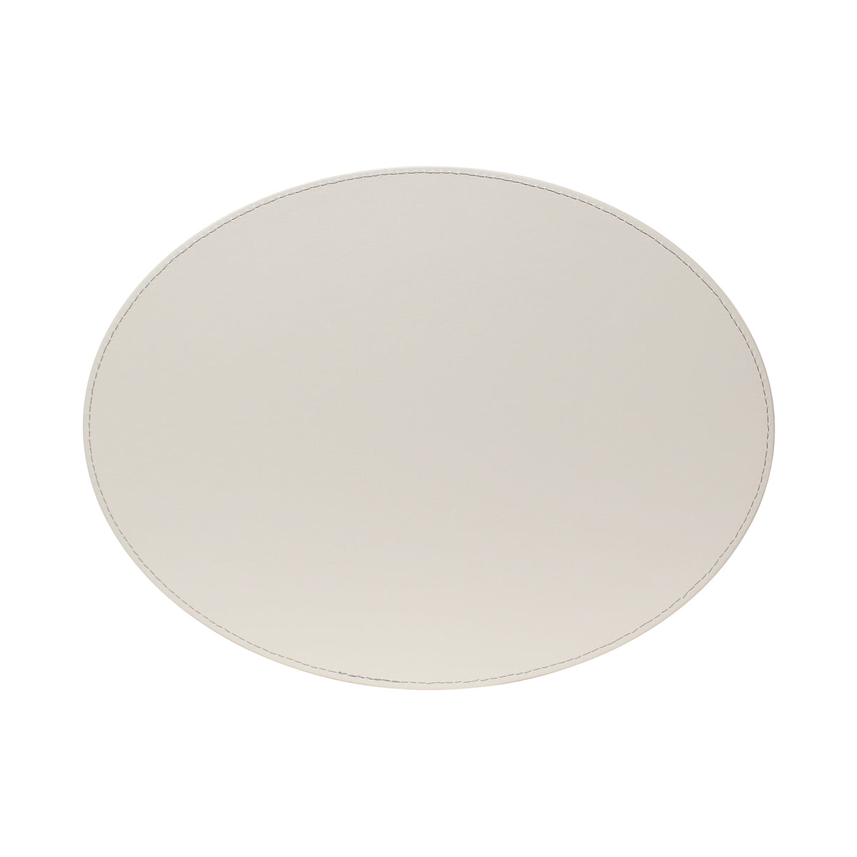 FREEFORM Platzset Duo in gray and white, oval shape, featuring a modern design for table setting.