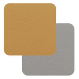 FREEFORM FLEXI glass coaster with flexible, durable silicone surface and raised edges for protecting surfaces.