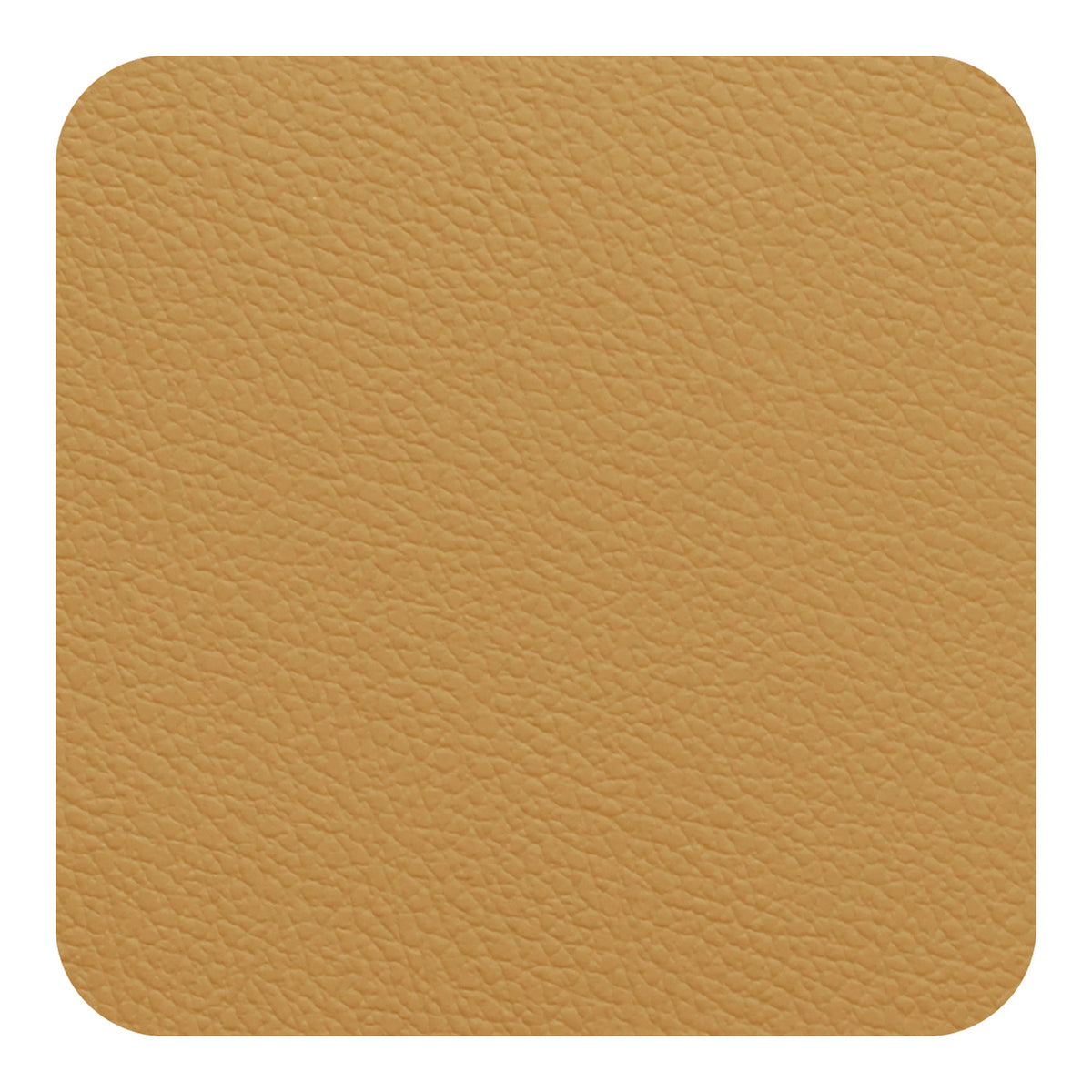 FREEFORM FLEXI glass coaster with flexible silicone edges, round shape, and transparent design on a wooden table.