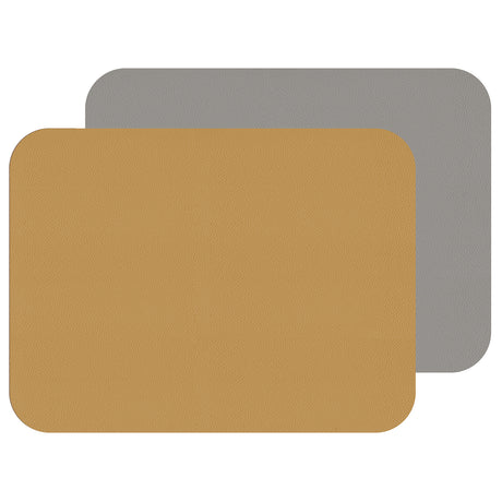 FREEFORM FLEXI 2-piece table mat set with colorful, flexible silicone surface for dining and table protection.