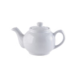 White P & K Price & Kensington teekanne with classic design, featuring a rounded body and curved handle, on a white background.