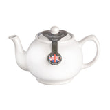 White P & K Kensington teapot with a classic design, perfect for brewing and serving tea in a traditional style.