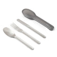 BLACK+BLUM stainless steel TO-GO lunch cutlery set, compact and durable Besteck for on-the-go eating.