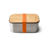 BLACK+BLUM orange sandwich lunch box with 1250ML capacity, durable and stylish bread box for sandwiches and snacks.