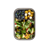 BLACK+BLUM sandwich lunch box in ocean blue with 1250ml capacity, featuring a durable, eco-friendly design.