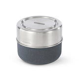 BLACK+BLUM TO-GO Lunchschale in schiefer with secure lid, ideal for portable meals and snack storage.