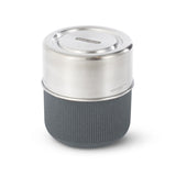 BLACK+BLUM TO-GO lunch container in slate gray, made of durable material, designed for convenient, stylish lunch storage.