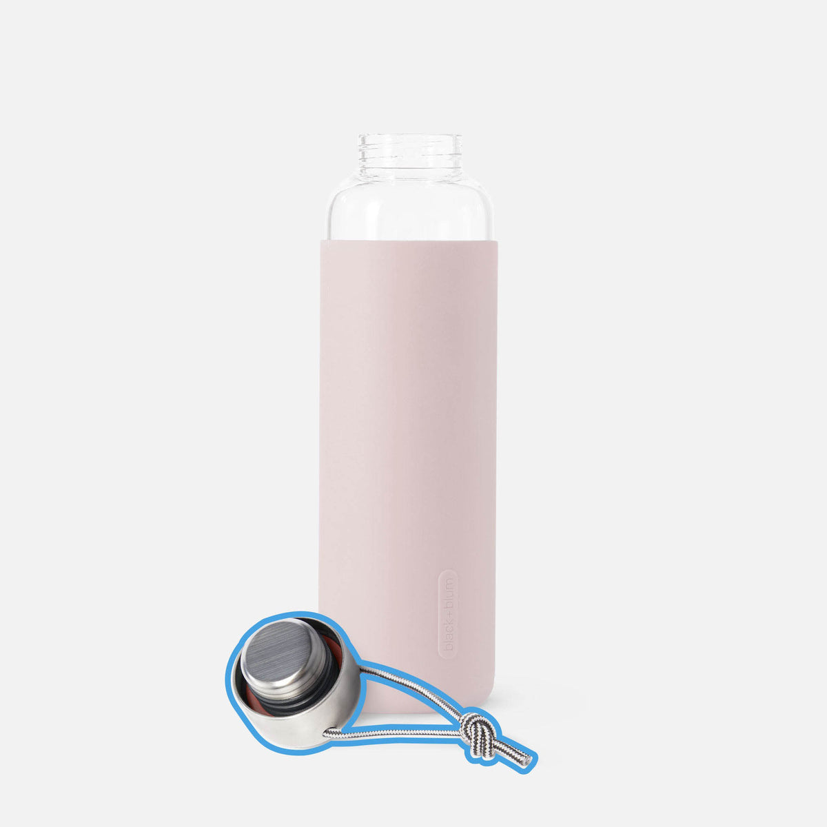 BLACK+BLUM glass lid with band replacement part, designed for secure sealing of glass containers.