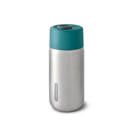 BLACK+BLUM orange TO-GO thermobecher with 340ml capacity, stainless steel travel mug for hot and cold beverages.
